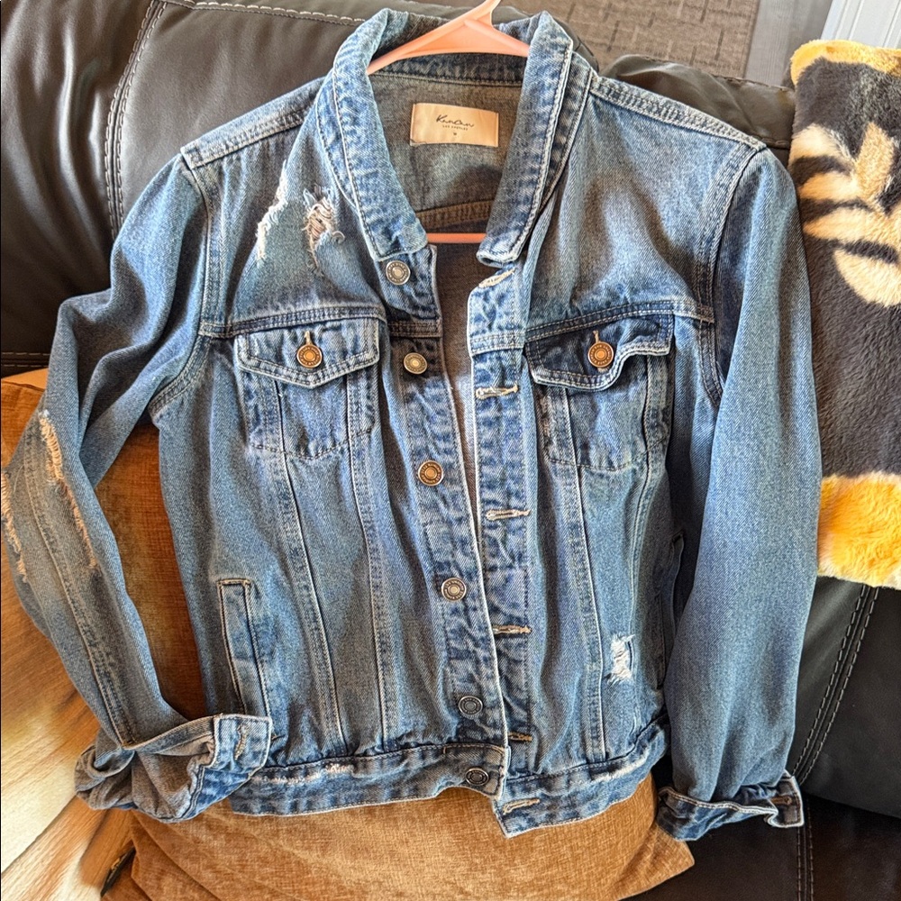 Kancan Blue Denim Jacket Size M